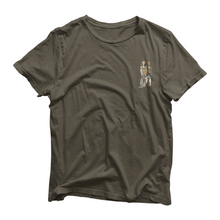 Load image into Gallery viewer, Pin-up Petrol Short-Sleeve Shirt (Army) | Automotive Apparel | E85 Brand