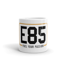 Load image into Gallery viewer, E85 Logo (Black) Ceramic Mug | Automotive Apparel | E85 Brand