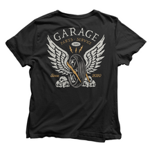 Load image into Gallery viewer, Freedom Garage Short-Sleeve Shirt | Automotive Shirts | E85 Brand
