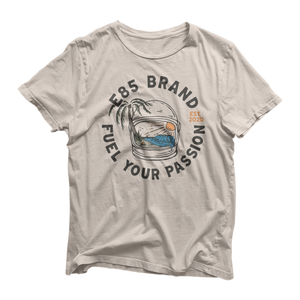 Helmet Beach Short-Sleeve Shirt | Automotive Apparel | E85 Brand