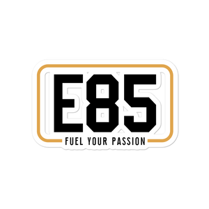 E85 Brand Logo Sticker | Automotive Apparel | E85 Brand