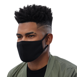 Men's Machine Washable Black Face Mask (3-Pack) | Automotive Apparel | E85 Brand