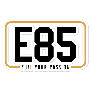 E85 Brand Logo Sticker | Automotive Apparel | E85 Brand