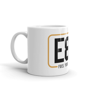 E85 Logo (Black) Ceramic Mug | Automotive Apparel | E85 Brand