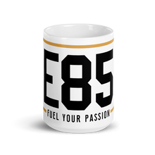 Load image into Gallery viewer, E85 Logo (Black) Ceramic Mug | Automotive Apparel | E85 Brand
