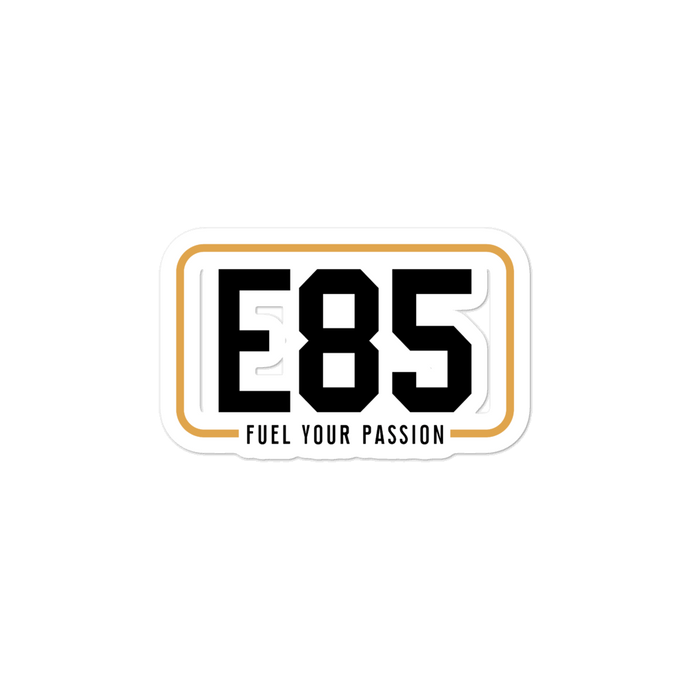 E85 Brand Logo Sticker | Automotive Apparel | E85 Brand