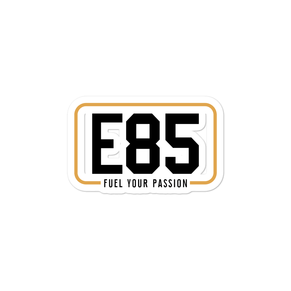 E85 Brand Logo Sticker | Automotive Apparel | E85 Brand