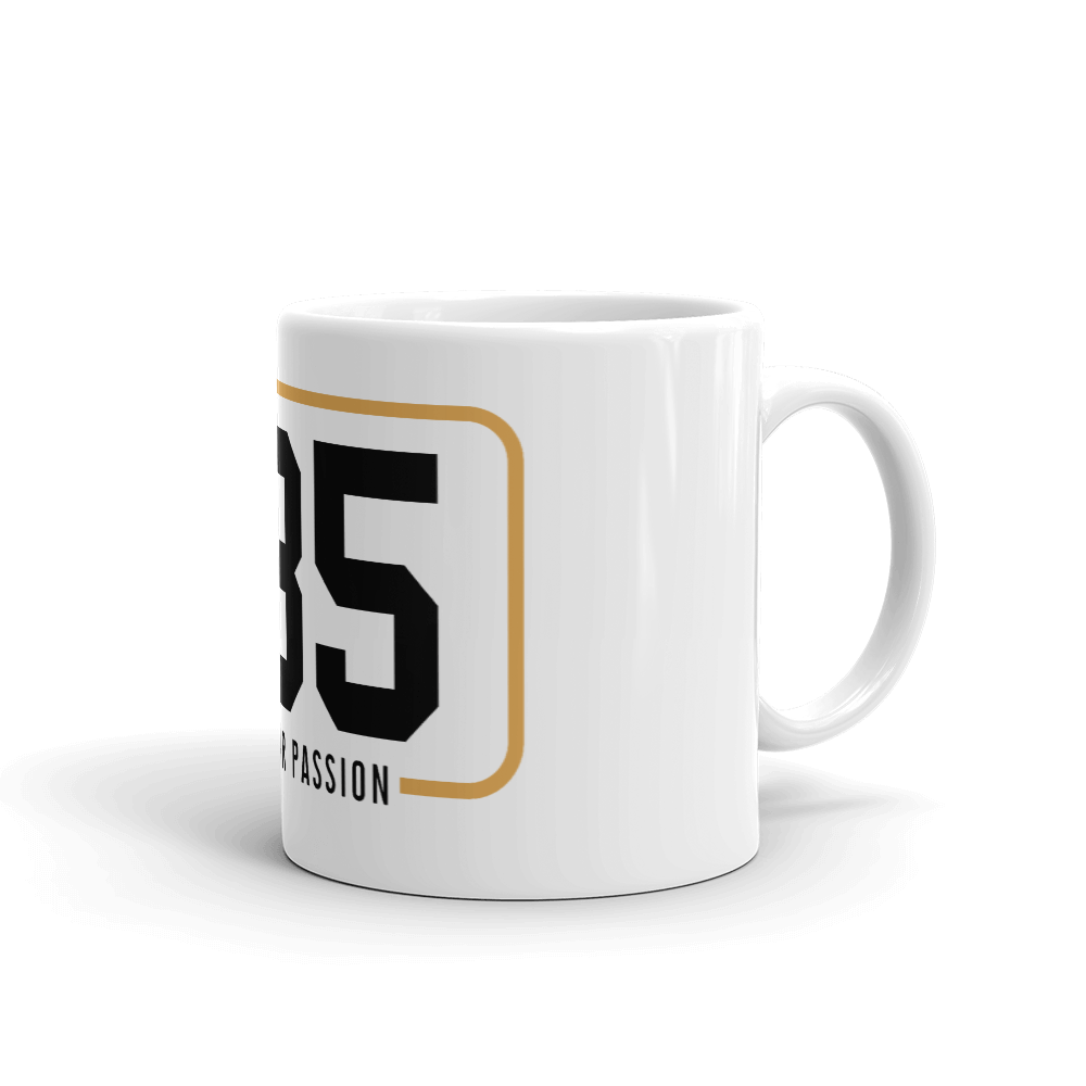 E85 Logo (Black) Ceramic Mug | Automotive Apparel | E85 Brand