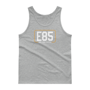 E85 (White Logo) Sport Grey Classic Tank | Automotive Apparel | E85 Brand