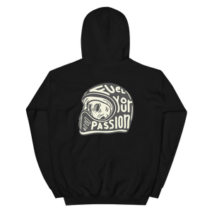 Fuel Your Passion Black Hoodie | Automotive Hoodies | E85 Brand