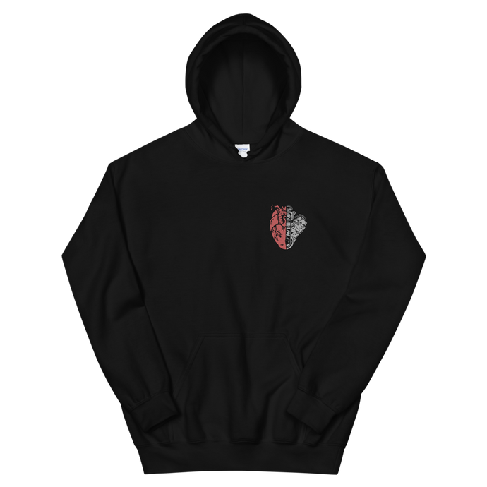 Ticker Black Hoodie | Automotive Apparel | E85 Brand