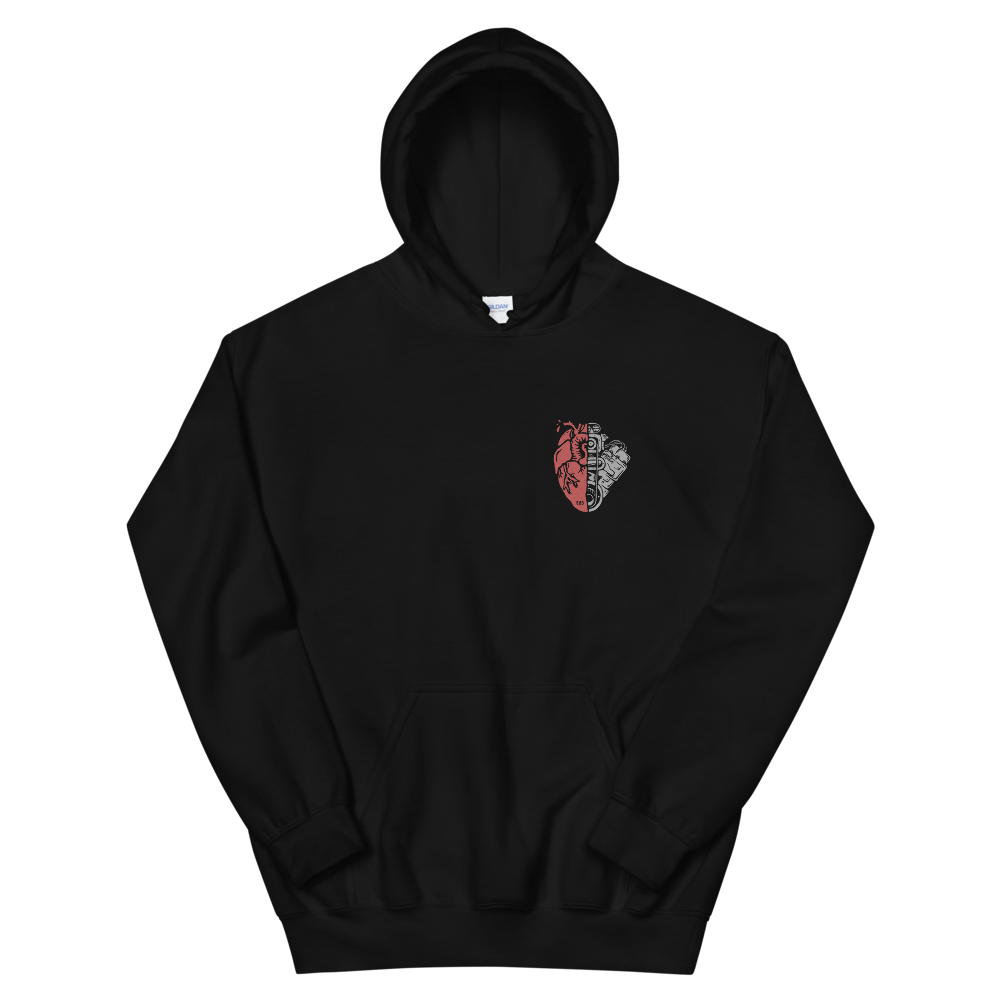 Ticker Black Hoodie | Automotive Apparel | E85 Brand